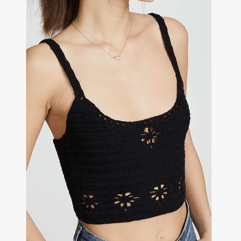 Free People Crochet Tank